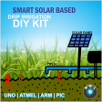DIY Smart Solar Based Drip Irrigation-UNO Atmega328 