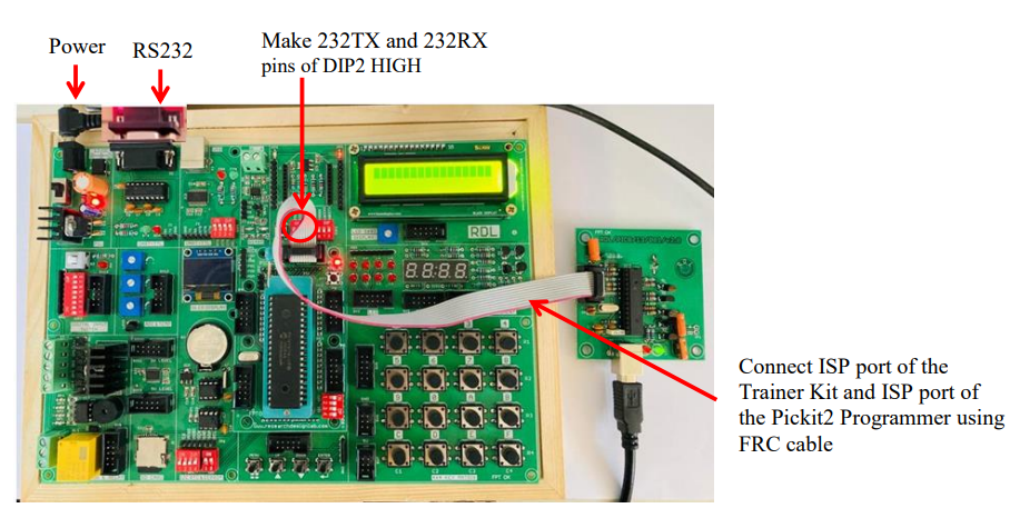 PIC Development Board-Trainer Kit